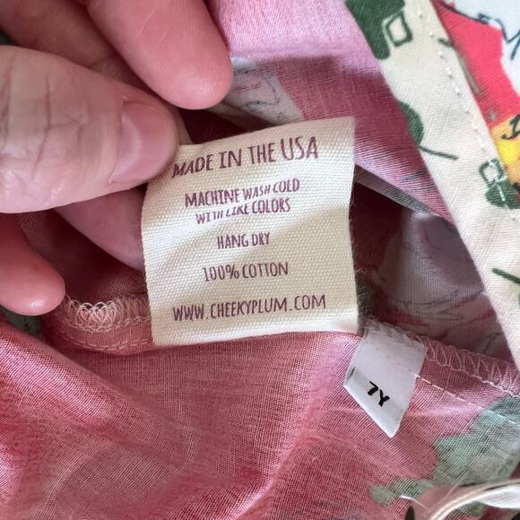 Cheeky Plum - Stella Dress - Pink Floral - Size 7 - Picture 6 of 6